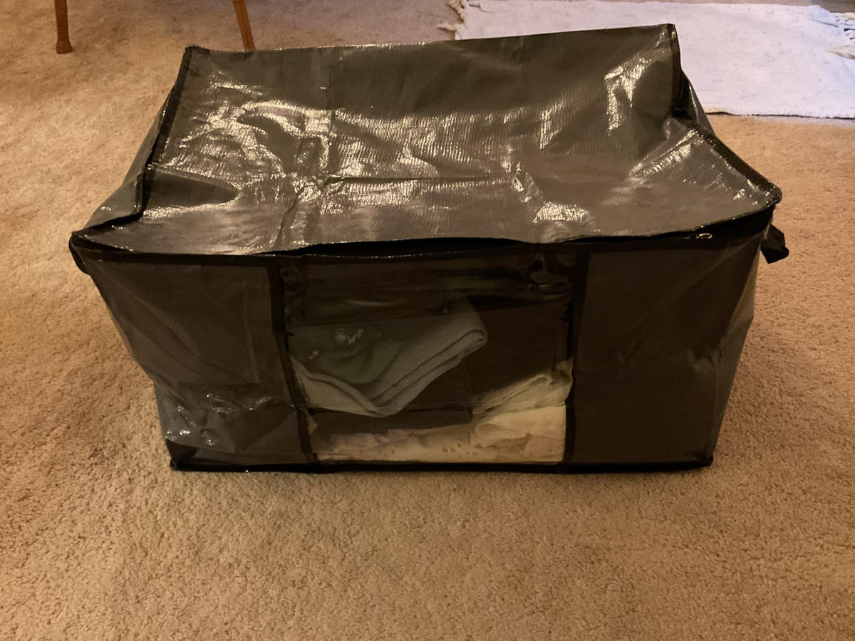 Sturdy, top load 90L storage bags…